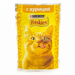 Корм для кошек с Курицей, Friskies, 85 гр