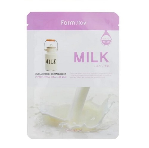 Тканевая маска для лица с молочными протеинами, Farm Stay