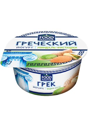 Греческий йогурт Миндаль-Фисташки, FoodMaster, 130 гр.