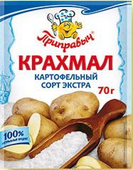 Крахмал картофельный (сорт экстра), Приправыч, 70 гр