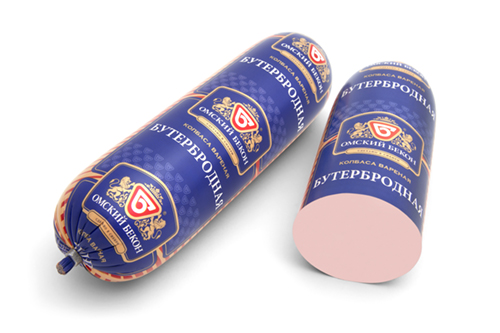 Колбаса вареная Бутербродная, Омский бекон, 450 гр.
