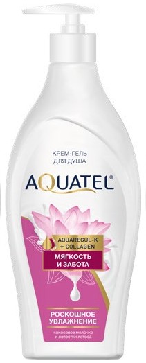 Крем-гель для душа Мягкость и забота, Aquatel, 500 мл