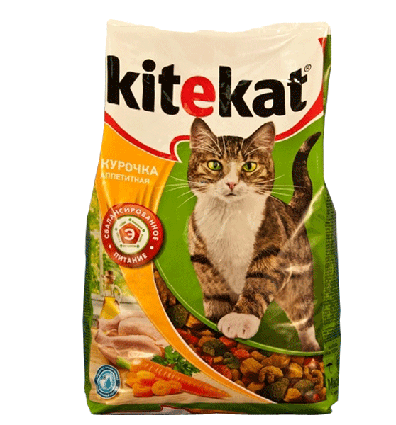 Корм для кошек Курочка аппетитная, Kitekat, 1,9 кг