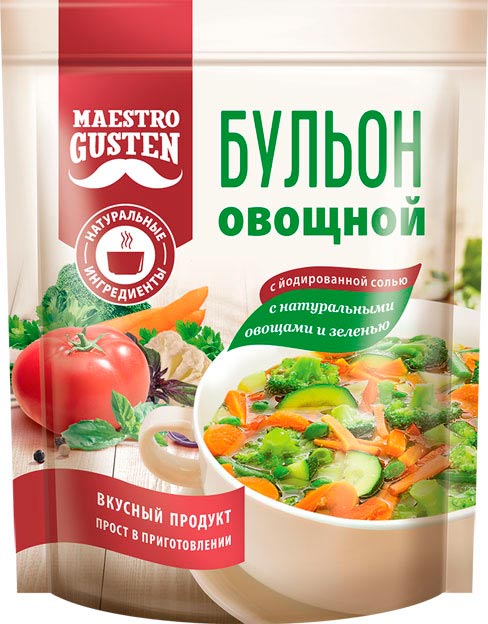 Бульон овощной, Maestro Gusten, 90 гр