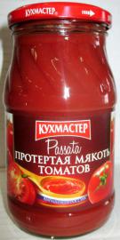 Протертая мякоть томатов Passata, Кухмастер, 480 гр