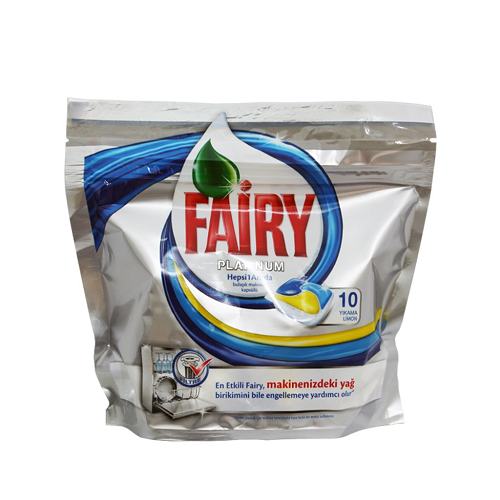 Таблетки для посудомоечной машины, Fairy Platinum, 10 шт