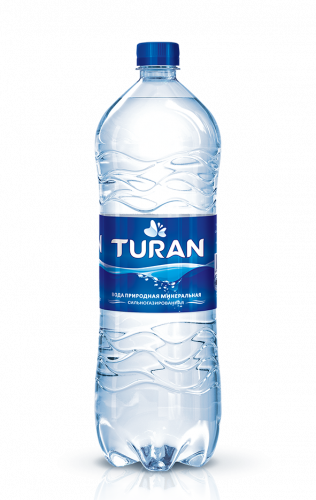 Вода минеральная сильногазированная, Turan, 1,5 л