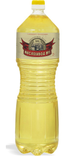 Масло подсолнечное рафинированное дезодорированное, Маслозавод №1, 2 л.