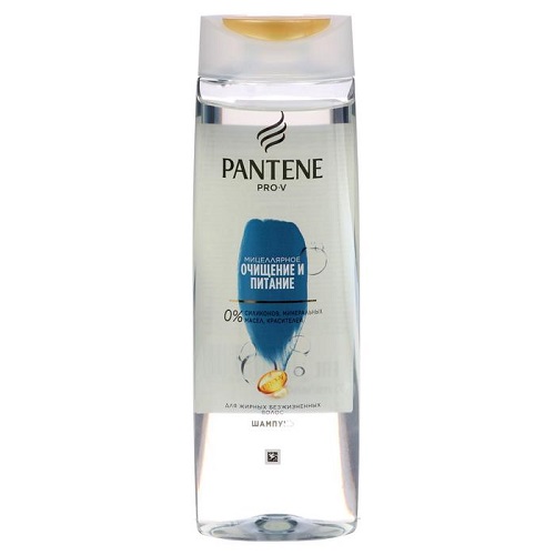 Шампунь Мицеллярное очищение и питание для жирных волос, Pantene Pro-V, 400 мл