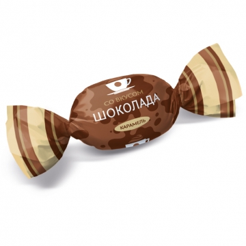 Карамель "Со вкусом шоколада", Konti, 35 штук (250 гр. ± 10 гр.)
