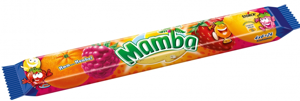 Конфеты жевательные, Mamba, 3 уп. х 6 конфет