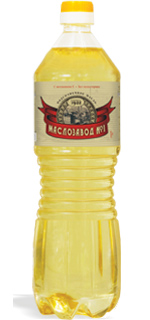 Масло подсолнечное Рафинированное дезодорированное, Маслозавод №1, 1 л.