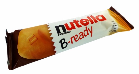 Вафельный батончик с начинкой из ореховой пасты, Nutella B-ready, 22 гр