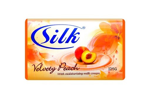 Мыло туалетное Velvety Peach, Silk, 125 гр