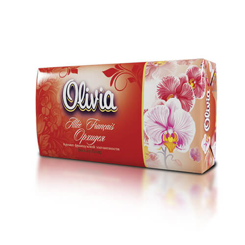 Мыло туалетное Орхидея, Olivia, 150 гр