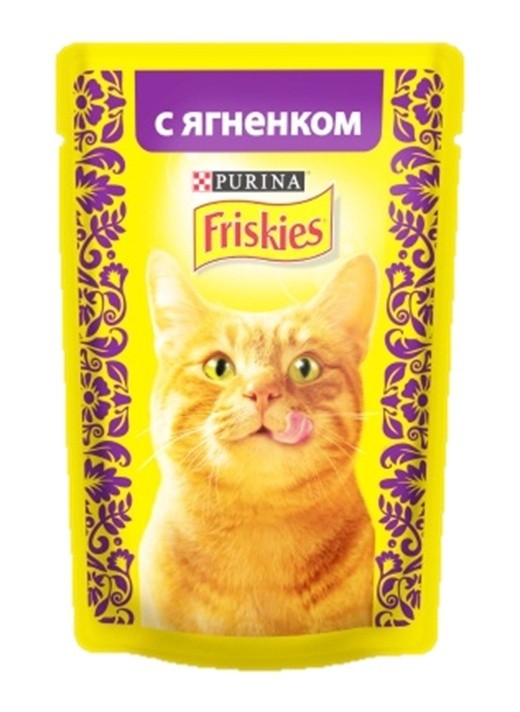 Корм для кошек с Ягненком, Friskies, 85 гр