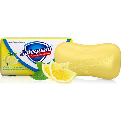 Мыло туалетное антибактериальное Свежесть лимона, Safeguard, 90 гр