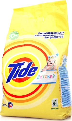 Порошок стиральный автомат Детский для чувствительной кожи, Tide, 2,4 кг