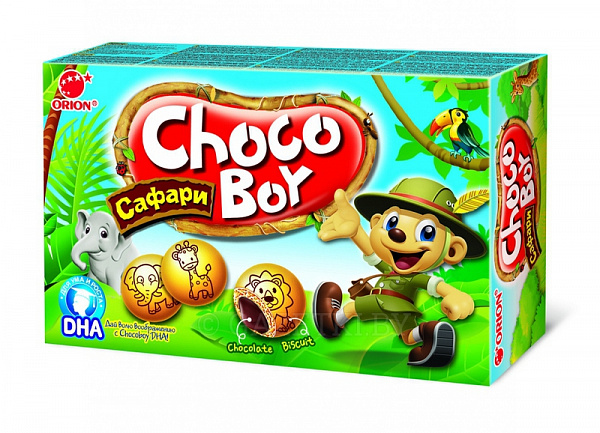 Печенье Сафари, Choco Boy, 42 гр.