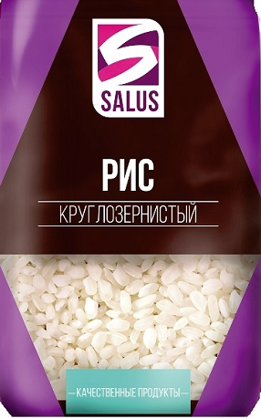 Рис круглозернистый, Salus, 800 гр.