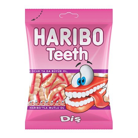 Мармелад жевательный Teeth, Haribo, 80 гр
