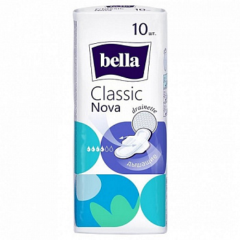 Прокладки гигиенические Classic nova 4 кап., Bella, 10 шт 