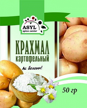 Крахмал картофельный, Asyl, 50 гр