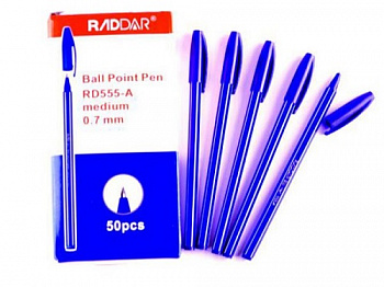 Шариковая ручка, цвет синий, Raddar, 1 шт