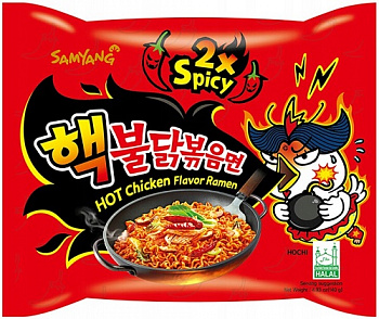 Лапша быстрого приготовления Spicy Flavor, Samyang Ramen, 120 гр