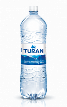 Вода минеральная негазированная, Turan, 1 л