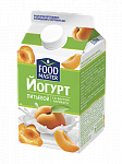 Йогурт питьевой со вкусом абрикоса 2% (тетрапак), FoodMaster, 450 гр