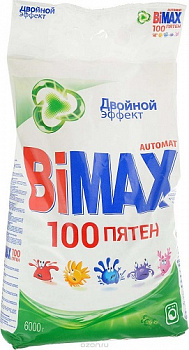 Порошок стиральный автомат 100 пятен, Bimax, 6 кг