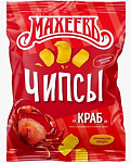 Чипсы картофельные со вкусом Краба, Махеевъ, 130 гр