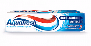 Зубная паста Освежающе-мятная, Aquafresh, 100 мл
