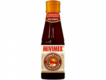 Соевый соус с перцем и чесноком, Mivimex, 200 гр.