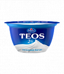 Йогурт греческий Teos Натуральный 2%, Савушкин, 140 гр