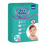 Подгузники 5 (11-25 кг), Evy Baby, 17 шт