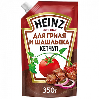 Кетчуп Для гриля и шашлыка с дозатором, Heinz, 350 гр.