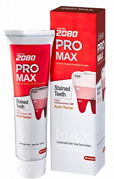 Зубная паста против сильного налета и зубного камня Dental Clinic 2080 Pro Max, Aekyung, 125 гр