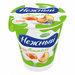Йогурт питьевой с соком персика 0,1%, Нежный, 320 гр