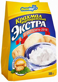 Крахмал картофельный Экстра, Фитодар, 200 гр.