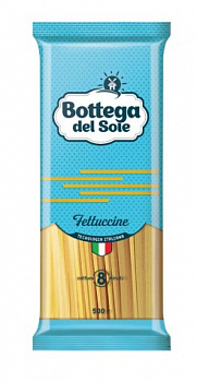 Макароны Фетучини, Bottega del Sole, 500 гр