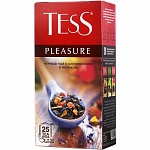 Чай черный с шиповником и яблоком Pleasure, Tess  25 пакетиков