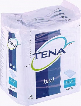 Tena Bed Plus Пеленки одноразовые впитывающие 60х90см, 20 шт