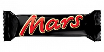 Шоколадный батончик с Нугой и карамелью, покрытый молочным шоколадом, Mars, 50 гр.
