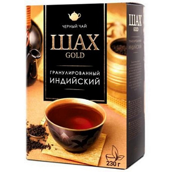 Чай черный индийский гранулированный, Шах Gold, 230 гр.