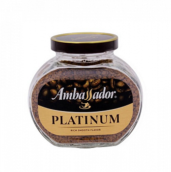 Кофе натуральный растворимый сублимированный Platinum, Ambassador, 47,5 гр