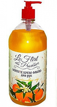 Мягкое крем-мыло Апельсиновый мед, Le Flirt du Provence, 1000 мл