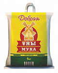 Мука пшеничная хлебопекарная Высший сорт, Добрая, 5 кг