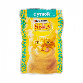 Корм для кошек с Уткой, Friskies, 85 гр.